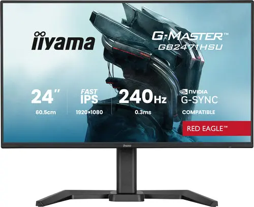 iiyama G-MASTER GB2471HSU-B1 Monitor PC 60,5 cm (23.8") 1920 x 1080 Pixel Full HD Nero