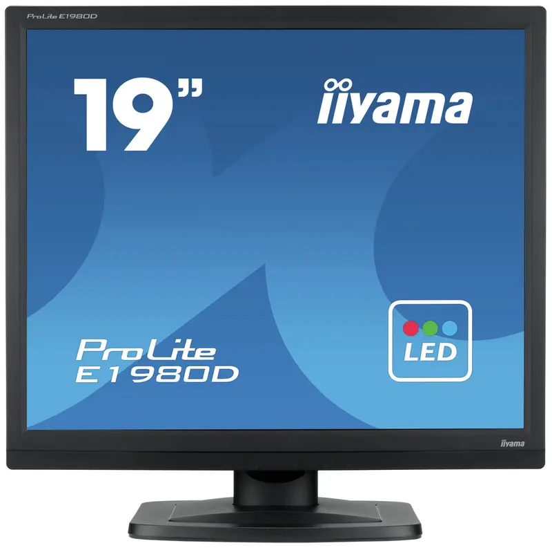 iiyama ProLite E1980D-B1 Monitor PC 48,3 cm (19") 1280 x 1024 Pixel XGA LED Nero