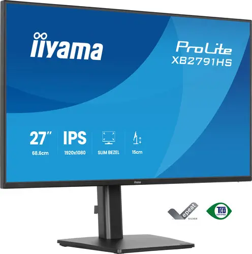 iiyama ProLite XB2791HS-B1 Monitor PC 68,6 cm (27") 1920 x 1080 Pixel Full HD LED Nero