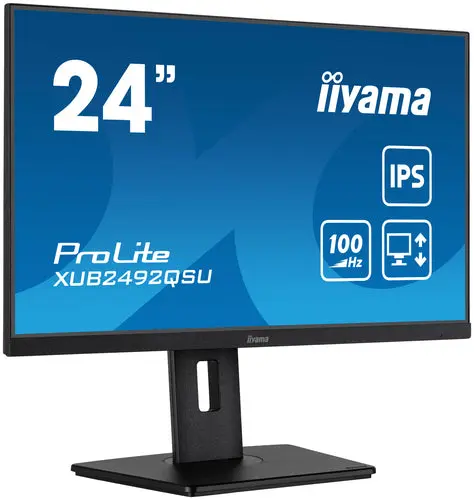iiyama ProLite XUB2492QSU-B1 Monitor PC 60,5 cm (23.8") 2560 x 1440 Pixel Quad HD LED Nero