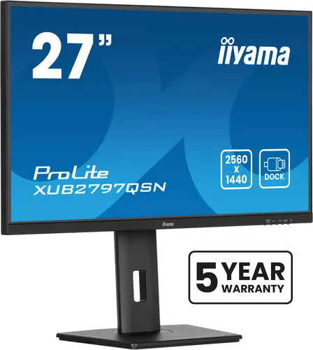 iiyama ProLite XUB2797QSN-B2 Monitor PC 68,6 cm (27") 2560 x 1440 Pixel Quad HD LED Nero