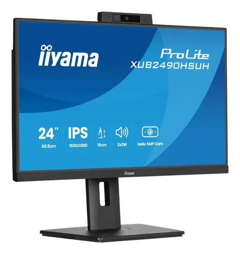 iiyama XUB2490HSUH-B2 Monitor PC 60,5 cm (23.8") 1920 x 1080 Pixel Full HD LED Nero