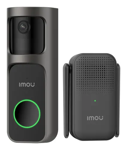 IMOU DOORBLELL 2S 2K KIT CAMPANELLO WI-FI WIRELESS, BATTERIA 5000MAH, LENTE 2,3MM, CAMPO VISIVO 166