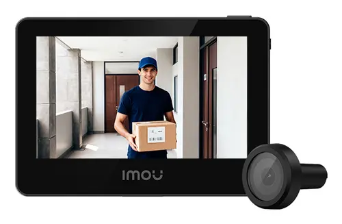 IMOU Spioncino Elettronico a batteria 3K + schermo LCD