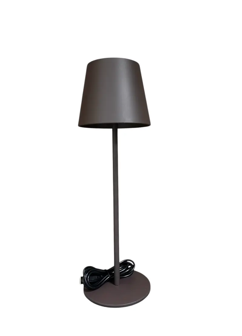 Imperia Lampada da tavolo led ricaricabile dimmerabile Thelma 3000k-4000k-5000k 3W 280lm corten 300503