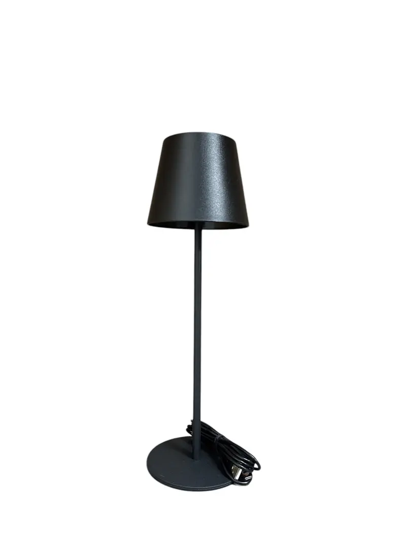 Imperia Lampada da tavolo led ricaricabile dimmerabile Thelma 3000k-4000k-5000k  3W 280lm nera 300480