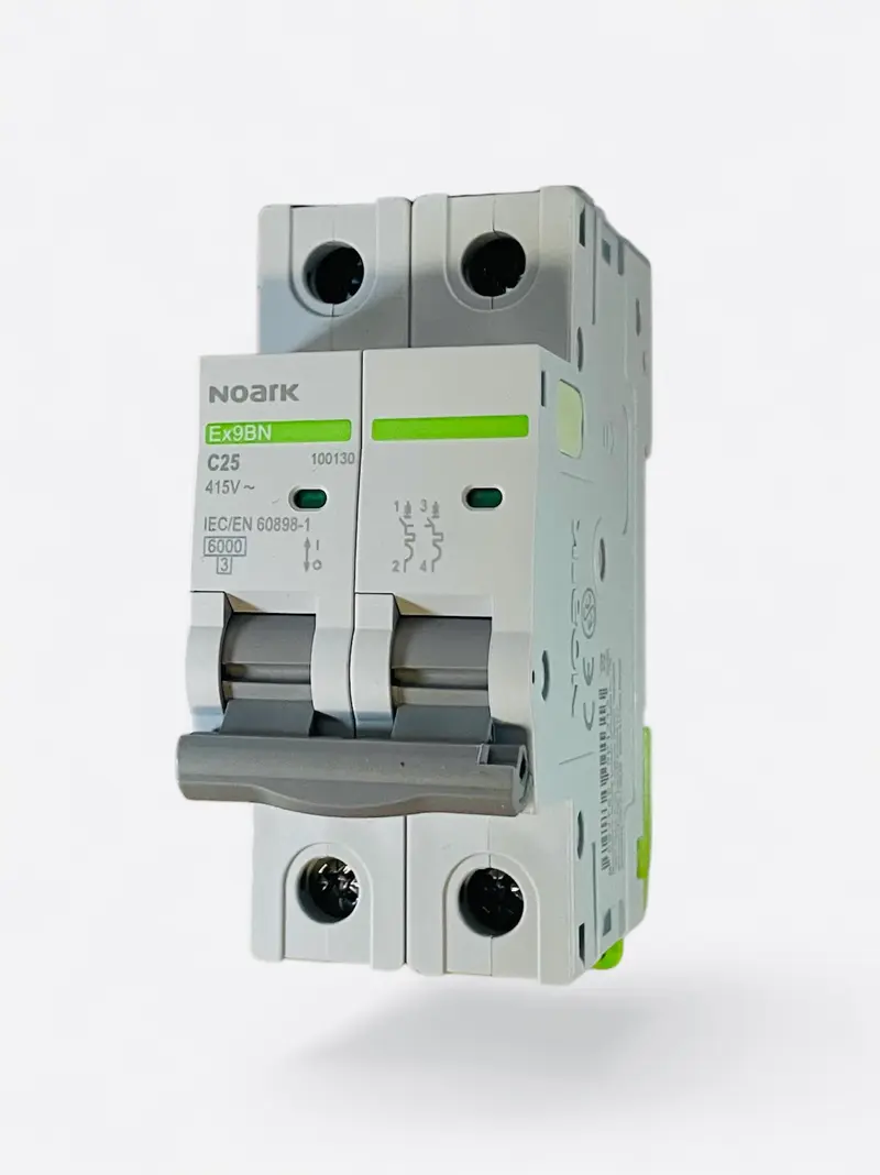 Interruttore Automatico magnetotermico Bipolare  Ex9BN 2P  25A 6K Noark  100130