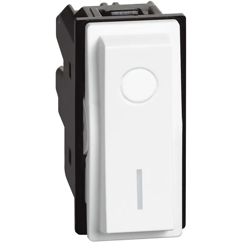 Interruttore Bipolare Bianco 2P 16A Bticino Living Now KW4002