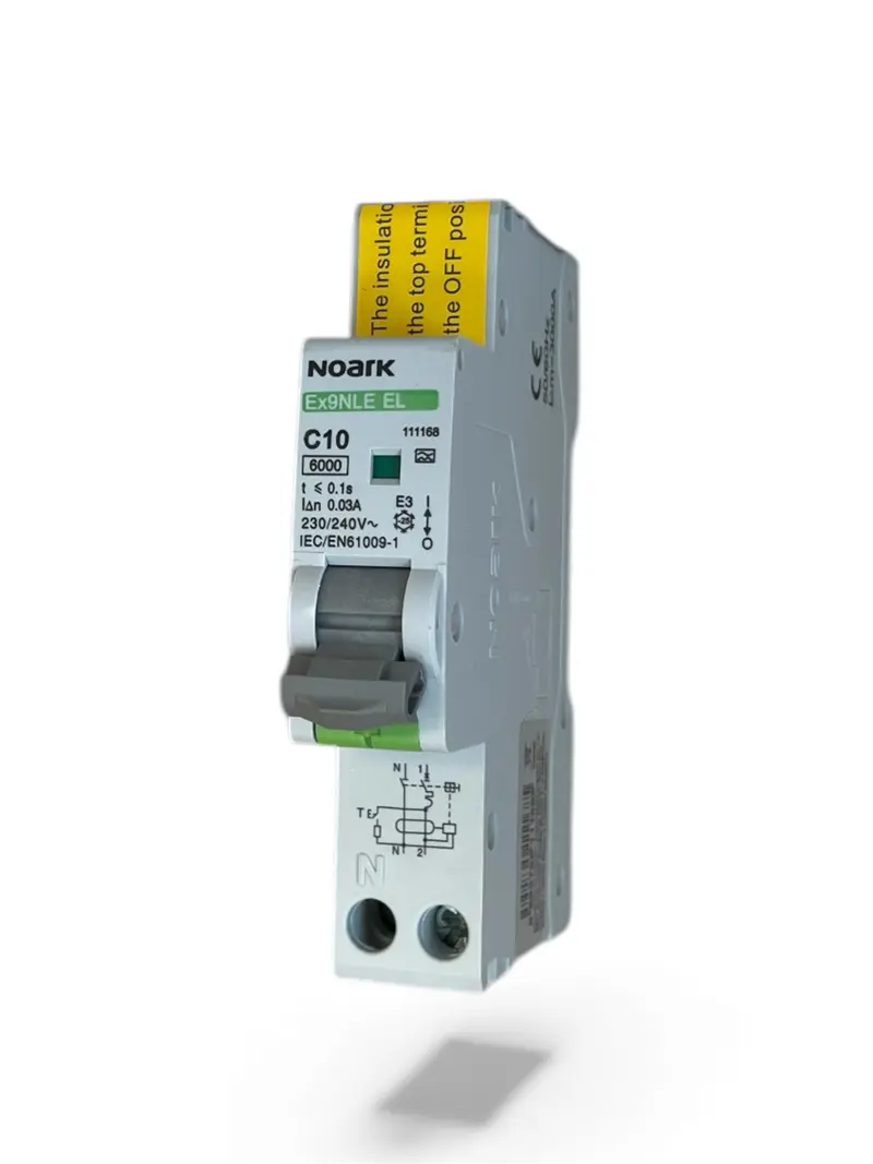 Interruttore magnetotermico differenziale Ex9NLE EL 1PN C10 30mA TIPO A a un modulo 6K 111168