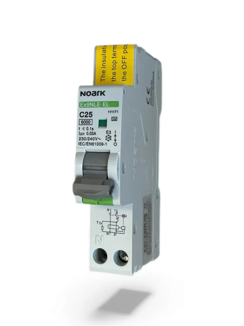 Interruttore magnetotermico differenziale Ex9NLE EL 1PN C25 30mA TIPO A a un modulo 6K 111171