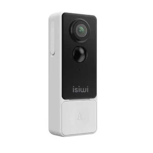 ISIWI CAMPANELLO A BATTERIA WIRELESS DLIN+ 2K - 5200 MAH - PIR - SD CARD - AUDIO BIDIREZIONALE
