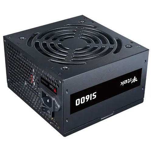ITEK ALIMENTATORE SI600 - 600W, EFFICIENZA 80+, PFC ATTIVO, 12CM SILENT FAN