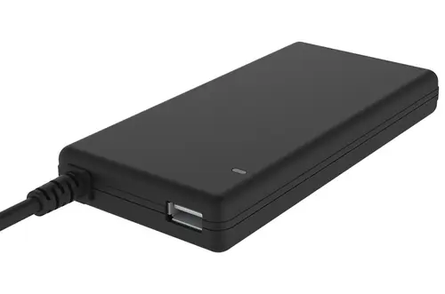 ITEK ALIMENTATORE UNIVERSALE SLIM PER NOTEBOOK 90W CON 12 CONNETTORI, PORTA USB 5V1A, 100/240VAC,
