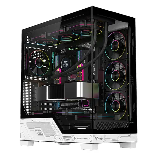 ITEK CASE NEBRALUX 01 GAMING TOWER ATX 4x12CM ARGB FAN 2xUSB3 TYPE-C TEMP GLASS SIDE FRONT PA