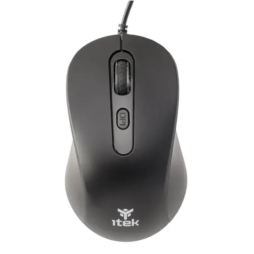 ITEK MOUSE CLK C01  USB  OTTICO 3600DPI  4 TASTI  SILENT SWITCH