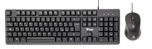 ITEK TASTIERA + MOUSE  DEC C01  USB  MOUSE OTTICO 3600DPI  TASTIERA MEMBRANA 105 TASTI CAVO  1.5M