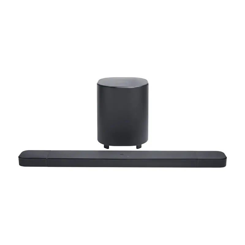 JBL Bar 800 MK2, Soundbar Bluetooth a 7.1 Canali per TV con Altoparlanti Rimovibili, Subwoofer da 10”, Audio Surround Dolby Atmos, HDMI eARC, Wi-Fi, Video 4K, PureVoice 2.0 e MultiBeam 3.0, Nera