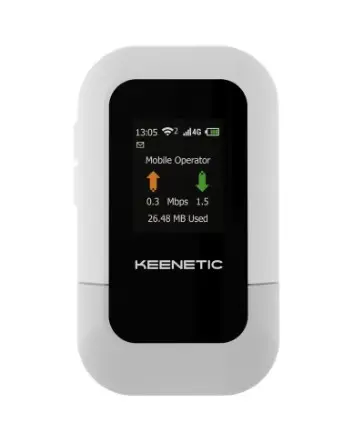 KEENETIC ROUTER ROAMER 4G MOBILE HOTSPOT WITH WI-FI 6