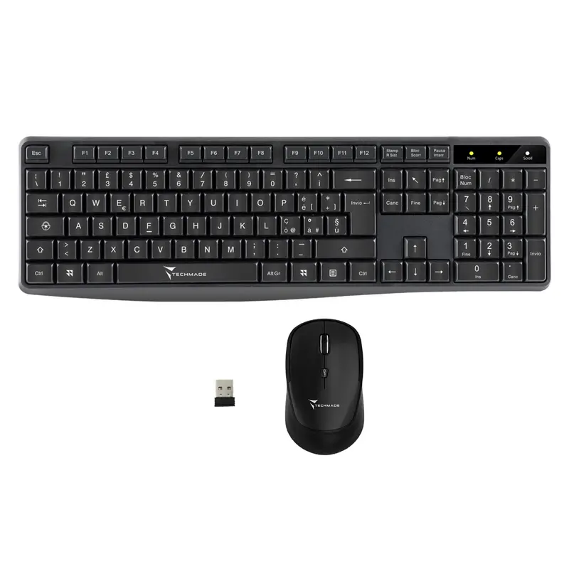 Kit con Mouse e Tastiera Wireless - KM001
