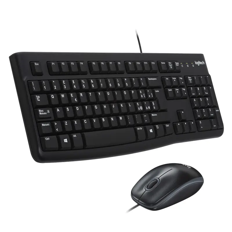 KIT TASTIERA E MOUSE USB MK120 LOGITECH PN