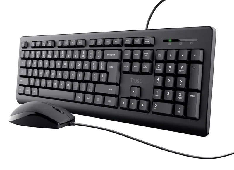 KIT TASTIERA E MOUSE USB TRUST 24646