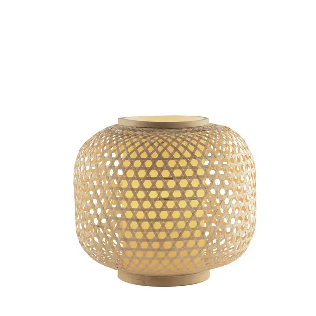 Lampada da tavolo ZEN in bambù naturale 1XE27 36X36X31CM I-ZEN-LUME