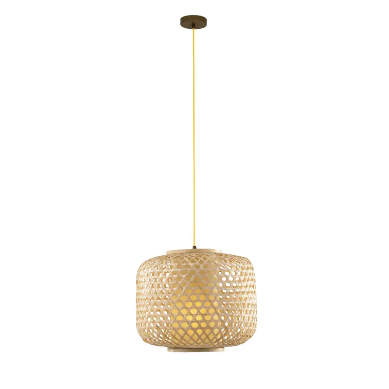 Lampadario a sospensione ZEN in bambù naturale 40 cm. 1XE27 40X40X120CM I-ZEN-S-M