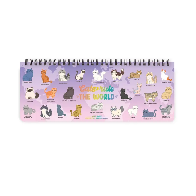 Legami Agenda da Scrivania 12 Mesi 2027 - Kitty World
