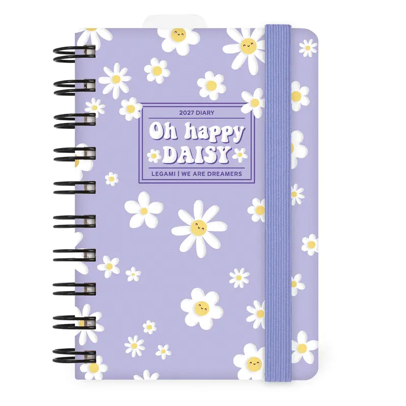 Legami Agenda Giornaliera Spiralata Small 2027 - Daisy Lilac