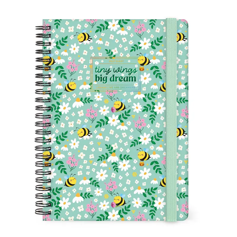 Legami Agenda Settimanale Spiralata Large 2027 - Bee Green