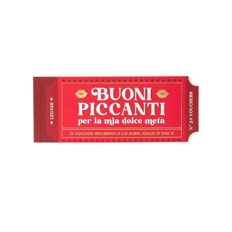 Legami Blocchetto da 24 Voucher Piccanti Italiano