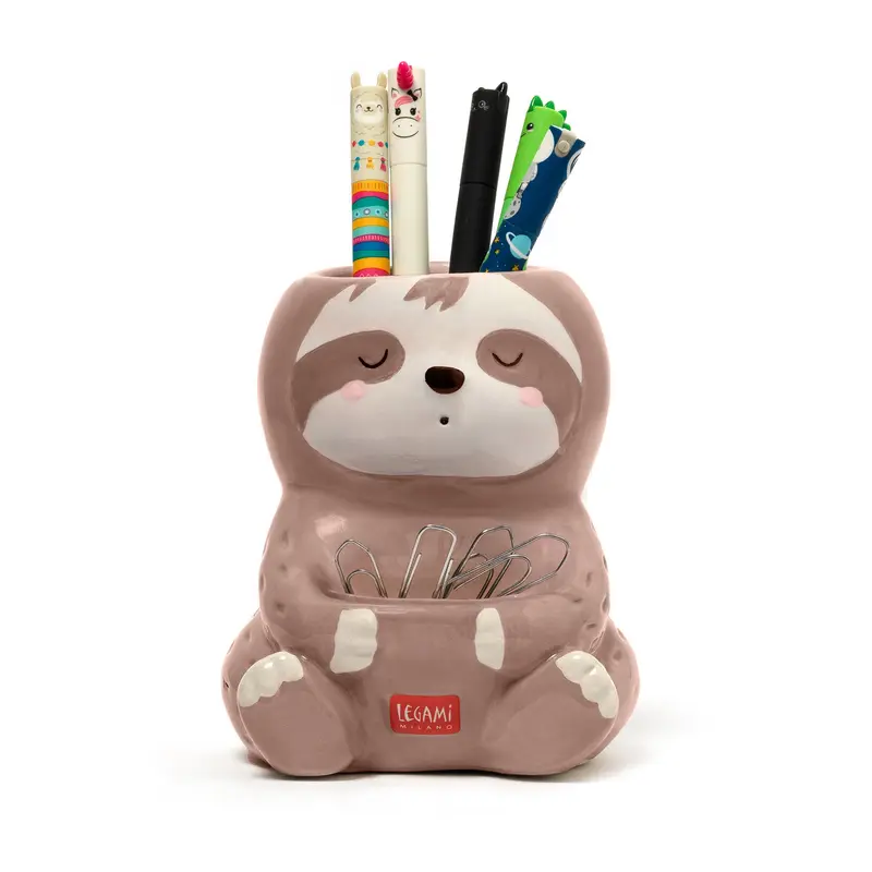 Legami Desk Friends Portapenne in Ceramica