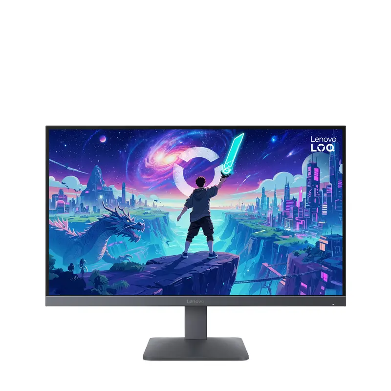 Lenovo LOQ 27Q-10 - Monitor Gaming 27" IPS Flat QHD 2560x1440 0 180Hz 0.5ms - AMD FreeSync + VESA AdaptiveSync 2xHDMI 2.1 + 1xDP 1.4 - Stand Tilt Cavo DP incluso