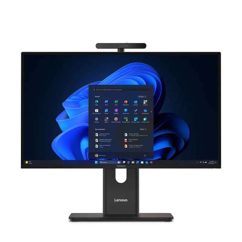 Lenovo ThinkCentre M90a Gen 6 Intel Core Ultra 5 235 60,5 cm (23.8") 1920 x 1080 Pixel PC All-in-one 32 GB DDR5-SDRAM 512 GB SSD Windows 11 Pro Wi-Fi 6E (802.11ax) Nero