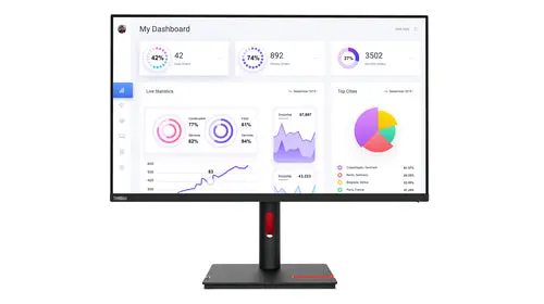 Lenovo ThinkVision T32p-30 Monitor PC 80 cm (31.5") 3840 x 2160 Pixel 4K Ultra HD LED Nero