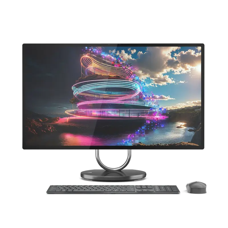 Lenovo Yoga AIO 32ILL10 Intel Core Ultra 7 258V 80 cm (31.5") 3840 x 2160 Pixel PC All-in-one 32 GB LPDDR5x-SDRAM 1 TB SSD NVIDIA GeForce RTX 4050 Windows 11 Pro Wi-Fi 7 (802.11be) Grigio