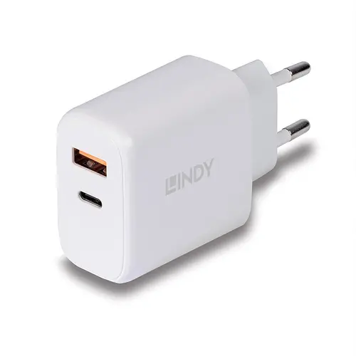 LINDY Alimentatore USB Tipo A C, 30W