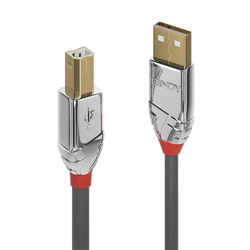 LINDY CAVO USB 2.0 A/B CROMO LINE 3M