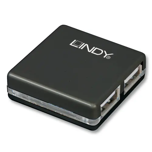 LINDY MINI HUB USB 2.0 4 PORTE