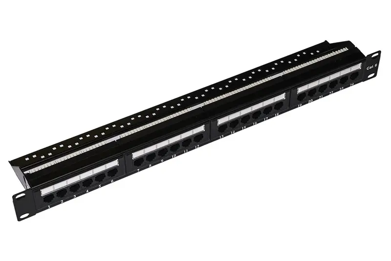 LINK PANNELLO PATCH 19" NON SCHERMATO UTP 24PORTE 8POLI