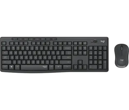 LOGITECH BUNDLE TASTIERA WIRELESS+MOUSE DESKTOP MK295 SILENT COMBO, USB, LAYOUT ITA, COLORE GRAFITE