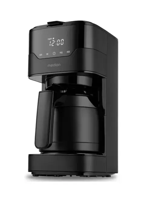 Macchina da caffè Medion MD18458 con thermos nero opaco