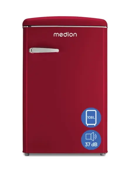 Mini Frigo Rosso Medion MD37790 Retrò