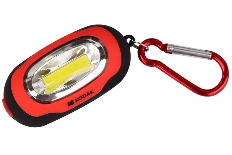 Mini torcia kodak LED flashlight 1 W 50 lumens rossa portatile handy 50