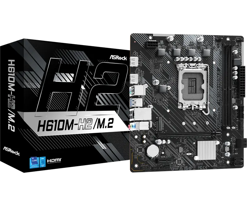 MOTHERBOARD ASROCK H610M-He/M.2 SK-1700 DDR4
