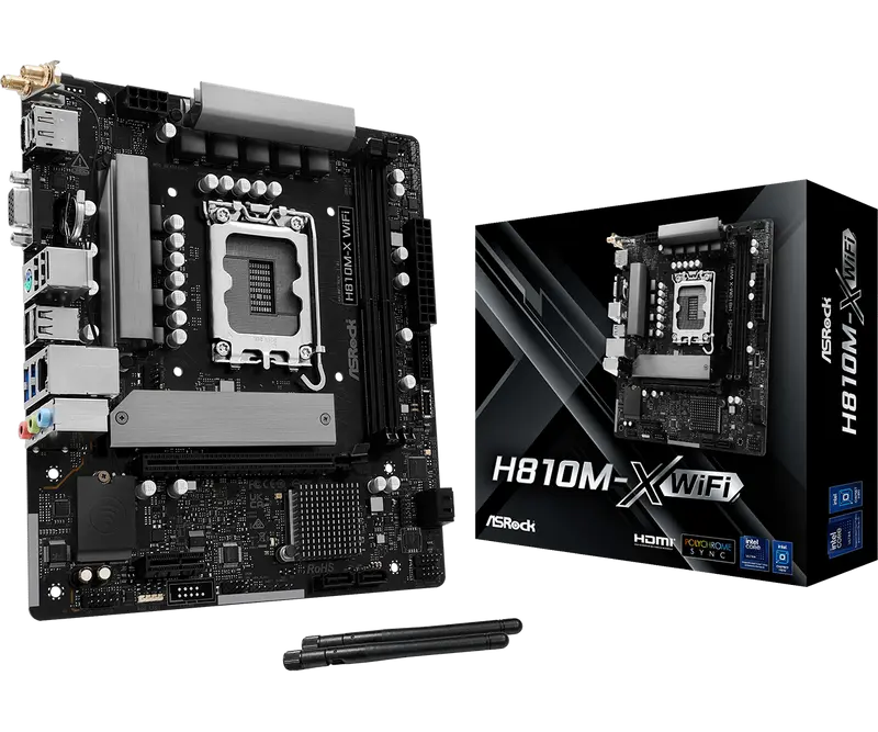 MOTHERBOARD ASROCK SK-1851 H810M-X WIFI