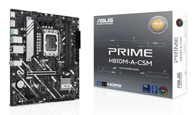 MOTHERBOARD ASUS SK-1851 H810M-A-CSM 2xDDR5 6400