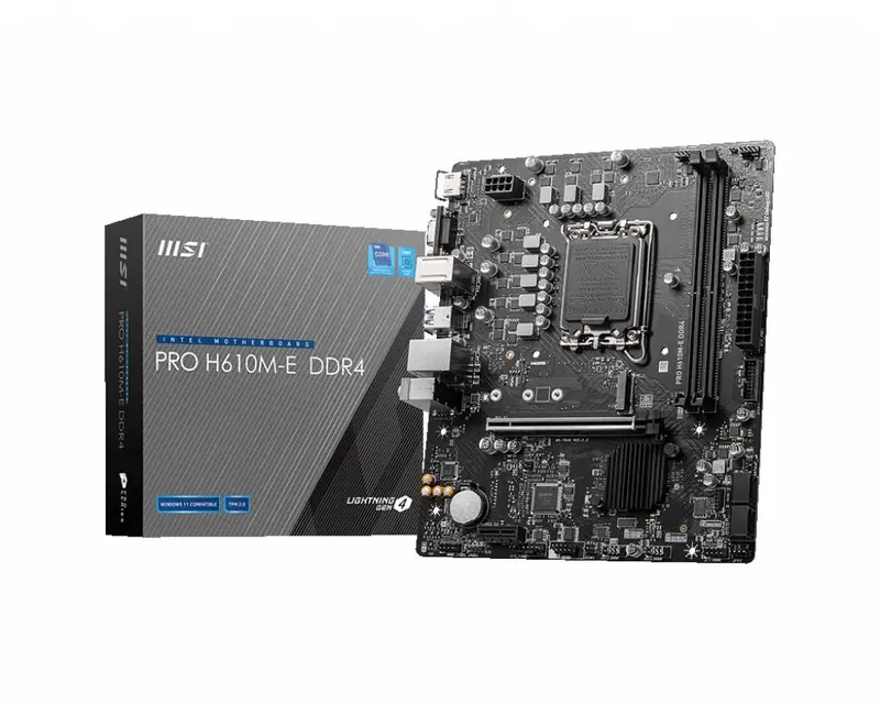 MOTHERBOARD MSI SK-1700 PRO H610M-E DDR4