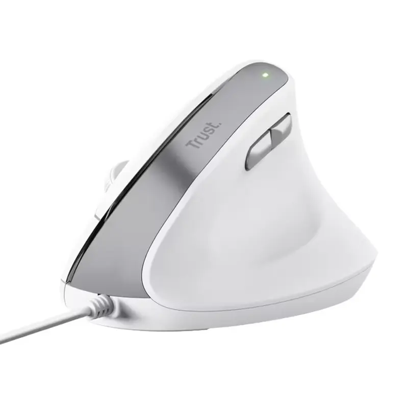 MOUSE VERTICALE ERGONOMICO USB TRUST BAYO II WHITE 25397