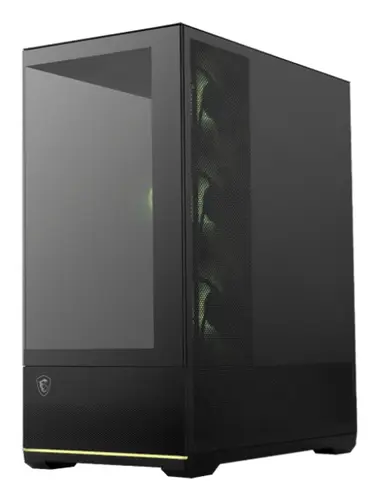 MSI CASE NERO, 2 USB, 1TYPE-C, 3X120MM ARGB REVERSE BLADE FAN, 1X120MM ARGB FAN, ARGB+PWM CONTROL BO